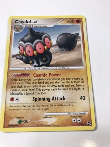 claydol lv 45|claydol pokemon great encounters.